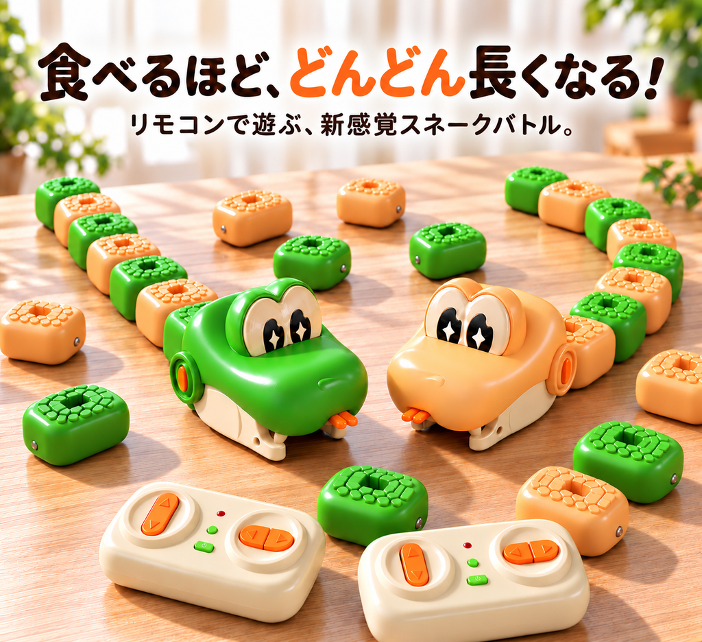 「食べて伸びる！リモコンスネーク」｜MOKIMOKI